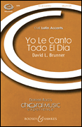 Yo le Canto Todo el Dia SATB choral sheet music cover